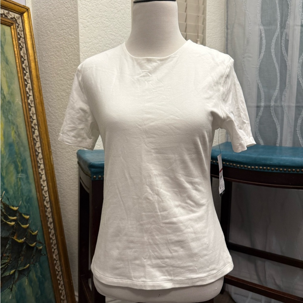 Sofia by Sofia Vergara White Short Sleeve Tee